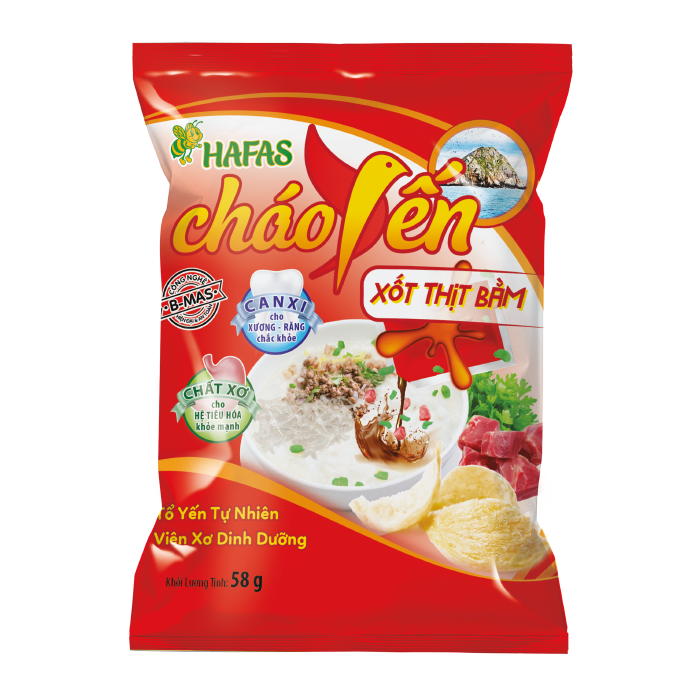 CHÁO TỔ YẾN XỐT THỊT BẰM HAFAS